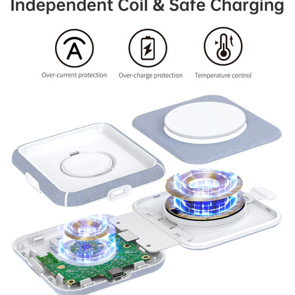 CHOETECH T323 2-in-1 Magsafe&MFI Wireless Charger.