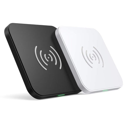 CHOETECH T511BW Fast Wireless Charging Pad Black And White 2 Pack.