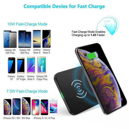 CHOETECH T511S 10W/7.5W Fast Wireless Charger Pad.