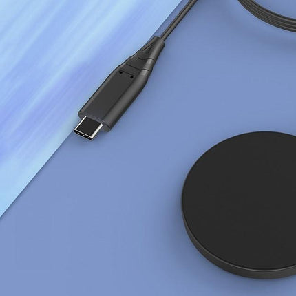 CHOETECH T518-BK15W Removable Fast Wireless Magenetic Charger for iPhone12/13/14/15 & More with 1M Cable.