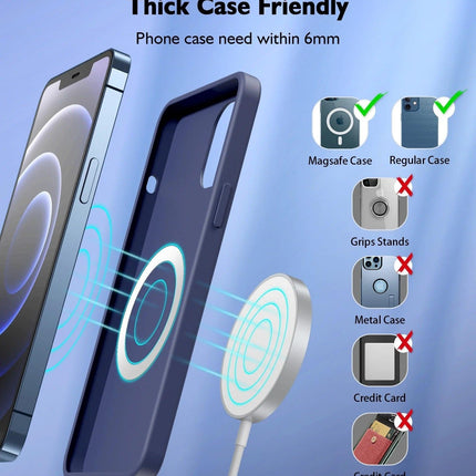 CHOETECH T518-F 15W Removable Wireless Magnetic Charger for iPhone12/13/14.