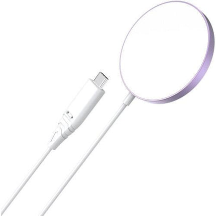 CHOETECH T518-PK Magnetic Wireless Charger for all Qi Cell Phone & iPhones 12/13/14/15 (Pink).
