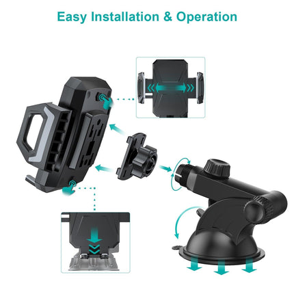 CHOETECH T521-F 15W Fast Wireless Charging Car Dock.