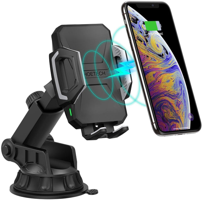Choetech T521-S Fast Qi Wireless Car Charging Dock.