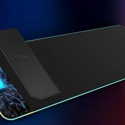 CHOETECH T543-F RGB Illuminated 15W Wireless Charging Mouse Pad.