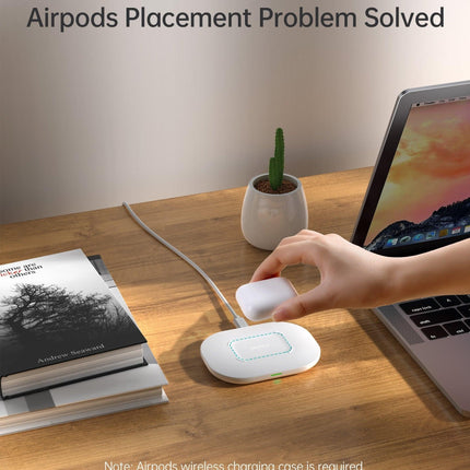 CHOETECH T550-F Airpods/Phone Wireless Fast Charging Pad.