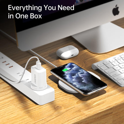 CHOETECH T550-F Airpods/Phone Wireless Fast Charging Pad.