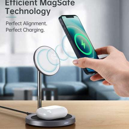 Choetech T575-F MagSafe iPhone Magnetic Wireless Charger Stand.