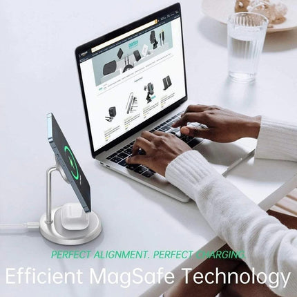CHOETECH T581-F MagSafe iPhone Magnetic Wireless Charger Stand.