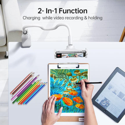 CHOETECH T584-F 2-in-1 15W Phone Mount with Fast Wireless Charger (for 4-7 inch).
