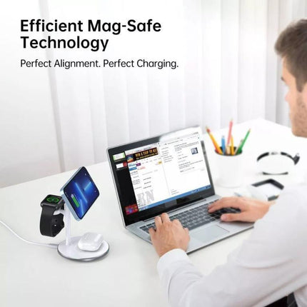 CHOETECH T585-F 3-in-1 Wireless Charging Station Dock.