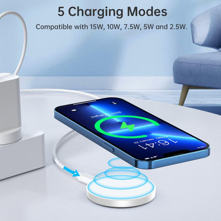 CHOETECH T603-F Ring Holder and Magnetic 15W Wireless Charger for Phone/airPod/iWatch.