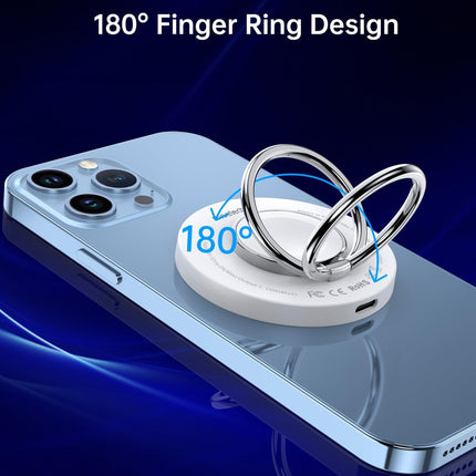 CHOETECH T603-F Ring Holder and Magnetic 15W Wireless Charger for Phone/airPod/iWatch.