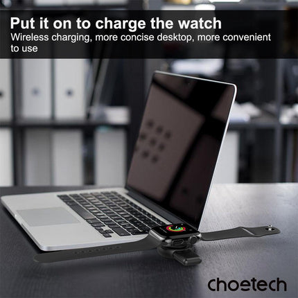 CHOETECH T606-F USB-A +USB-C Magnetic Charger for Samsung & Apple Watch.