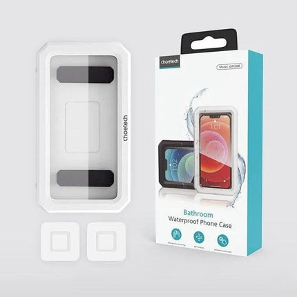 CHOETECH WPC008 Bathroom Waterproof Phone holder (up to 6.7-inch) White.