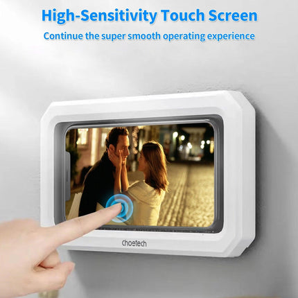 CHOETECH WPC008 Bathroom Waterproof Phone holder (up to 6.7-inch) White.
