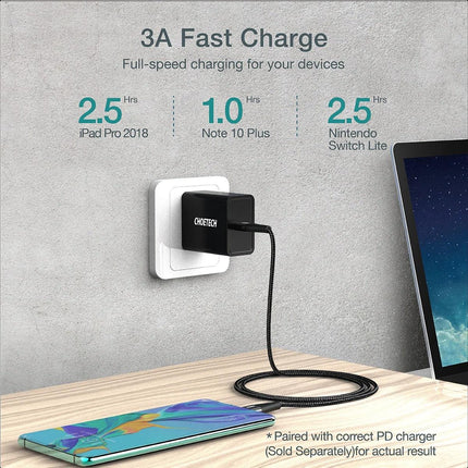 CHOETECH XCC-1003 USB-C To USB-C Cable 1.2M.
