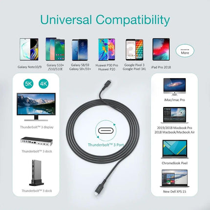 CHOETECH XCC-1027 USB-C M to M PD100W 5 Cable 2M.