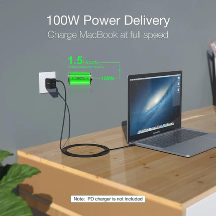 CHOETECH XCC-1027 USB-C M to M PD100W 5 Cable 2M.