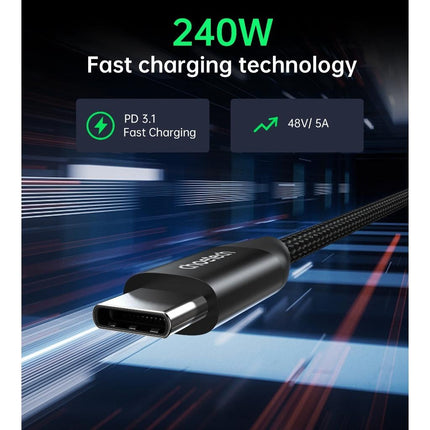 CHOETECH XCC-1036 USB-C M to M PD3.1 240W Super Fast Charging Cable 2M.