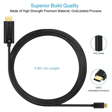 CHOETECH XCH-0030 USB-C To HDMI Cable 3M.