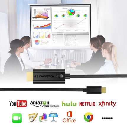 CHOETECH XCH-0030 USB-C To HDMI Cable 3M.