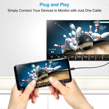 Choetech XCP-1801BK USB-C to DisplayPort Cable 1.8m.
