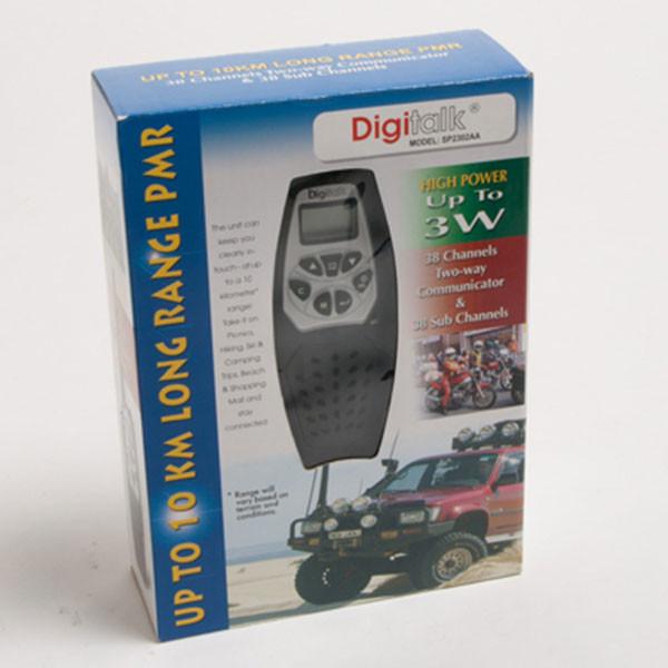 DIGITALK Personal Mobile Radio PMR-SP2302AA UHF CB Radio 3W up to 10km Range.