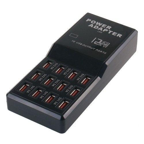 12-Port 60W USB Charge Station.