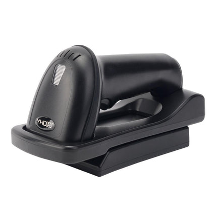 YHDAA YHD-5800DB 2D Wireless Bluetooth Barcode / QR Code Scanner with Stand (Black).
