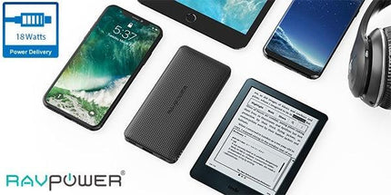 Ravpower RP-PB094 Super Slim Powerbank 10000mAh, PD 18w, QC3.0.