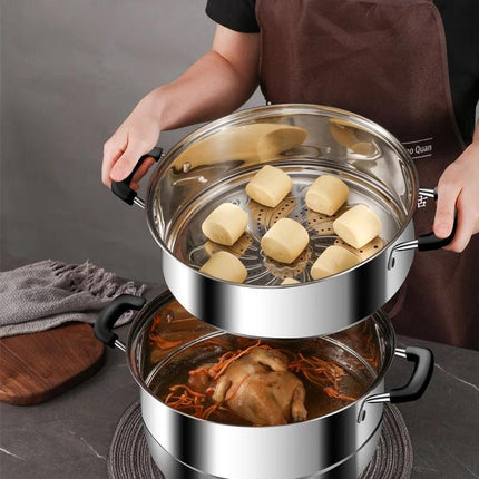 Zhang Xiao Quan 28cm 3-Tier Steamer.
