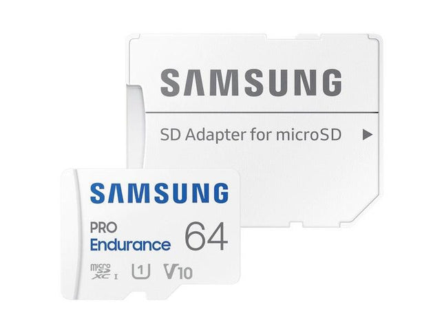 SAMSUNG 64GB PRO Endurance microSDXC with Adapter MB-MJ64KA.