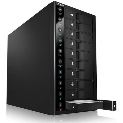 ICY BOX 10-Bay External SINGLE System for 10x SATA 3.5" I/II/III HDD  (IB-3810U3).