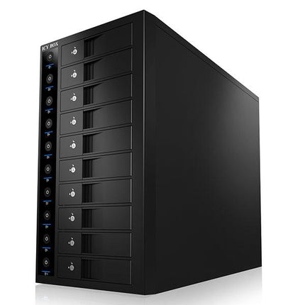 ICY BOX 10-Bay External SINGLE System for 10x SATA 3.5" I/II/III HDD  (IB-3810U3).