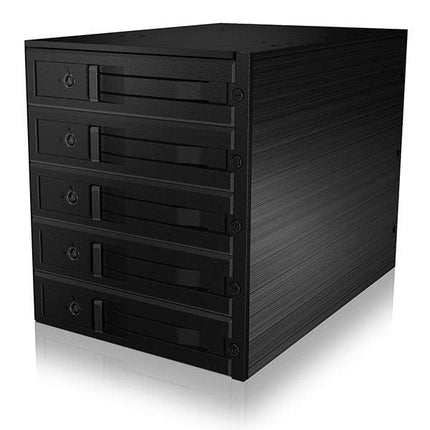 ICY BOX Backplane for 5x 3.5" SATA or SAS HDD in 3x 5.25" bay (IB-565SSK).
