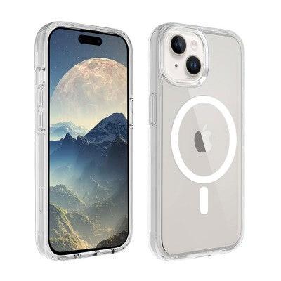 Ultimake Shockproof Transparent Magsafe Cover Case for iPhone 15 Plus (Transparent).