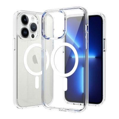 Ultimake Shockproof Transparent Magsafe Cover Case for iPhone 15 Pro Max (Transparent).