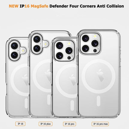Ultimake Shockproof Transparent Magsafe Cover Case for iPhone 16 Pro Max.