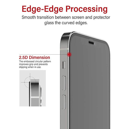 Privacy Tempered Glass Screen Protector for iPhone 16 Pro / 17 / 17 Pro.