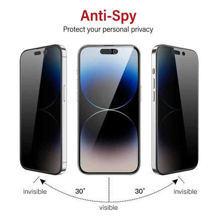 Privacy Tempered Glass Screen Protector for iPhone 16 Pro / 17 / 17 Pro.
