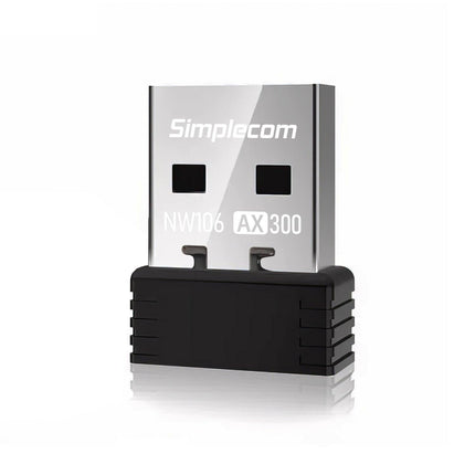 Simplecom NW106 AX300 2.4GHz Wi-Fi 6 USB Wireless Nano Adapter.