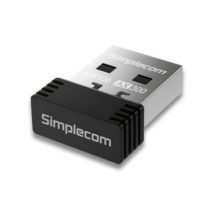 Simplecom NW106 AX300 2.4GHz Wi-Fi 6 USB Wireless Nano Adapter.
