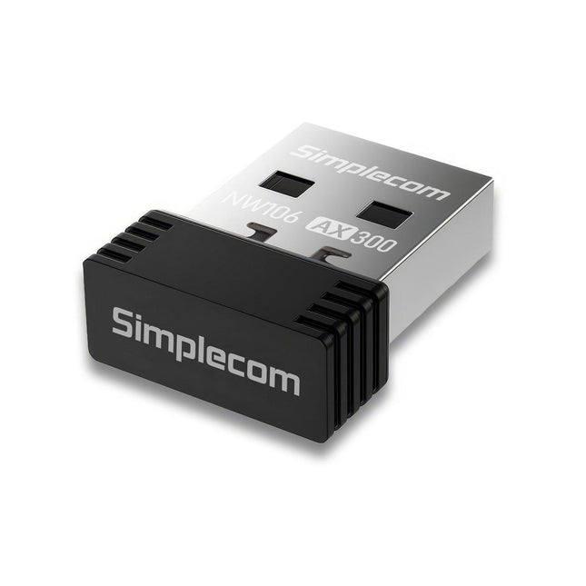 Simplecom NW106 AX300 2.4GHz Wi-Fi 6 USB Wireless Nano Adapter.