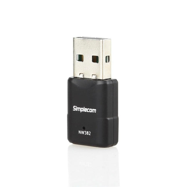 Simplecom NW382 Mini Wireless N USB WiFi Adapter 802.11n 300Mbps.
