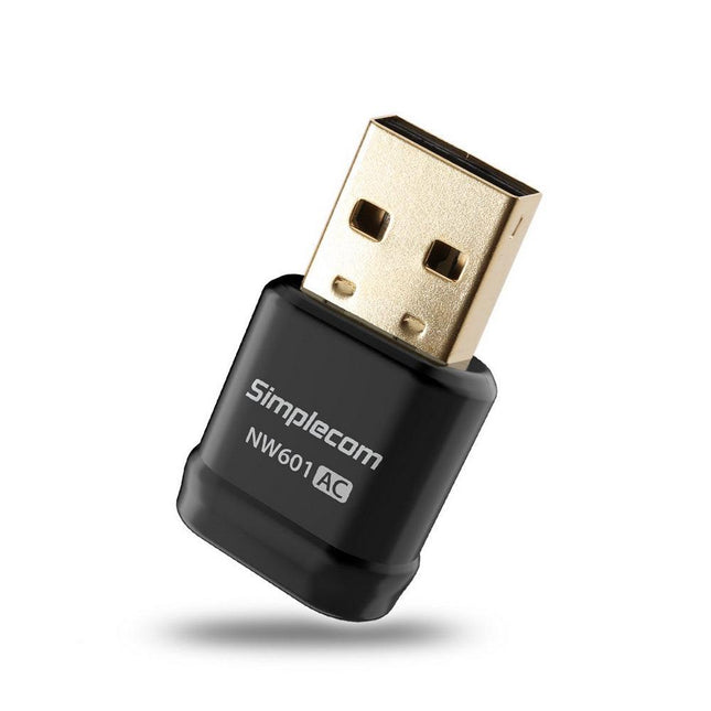 Simplecom NW601 AC600 Mini WiFi Dual Band Wireless USB Adapter.