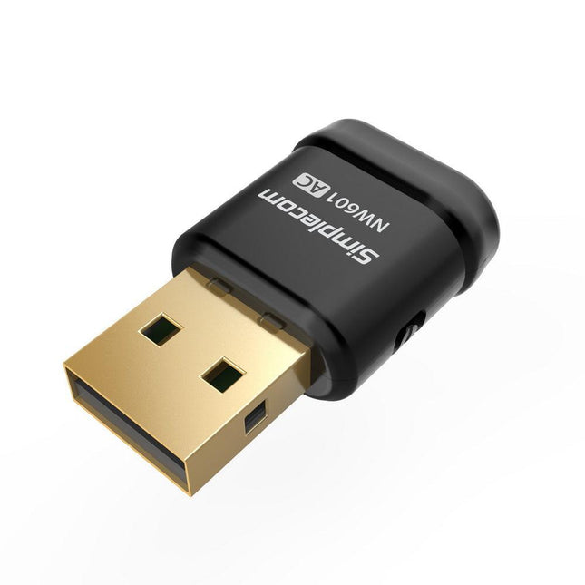 Simplecom NW601 AC600 Mini WiFi Dual Band Wireless USB Adapter.
