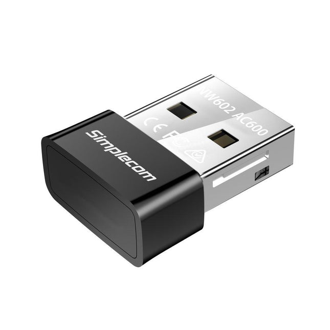 Simplecom NW602 AC600 Dual Band Nano USB WiFi Wireless Adapter.