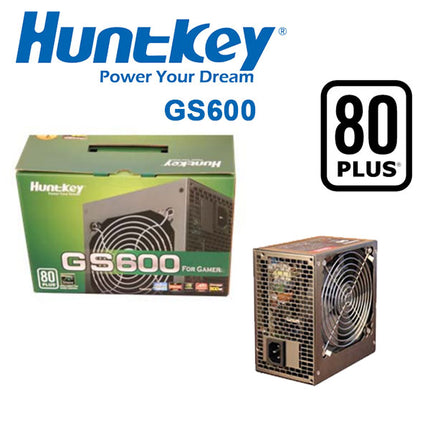 HUNTKEY GS600 POWER SUPPLY 600W 80 PLUS SILENT.