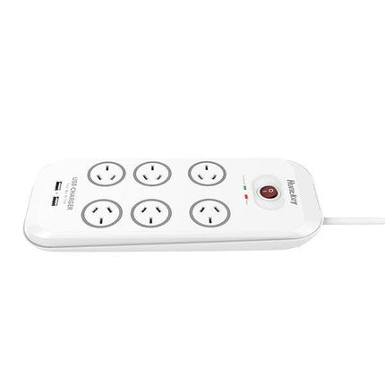 Huntkey 6-Outlet Surge Protector with 2 USB Charging Outlets (SAC607).